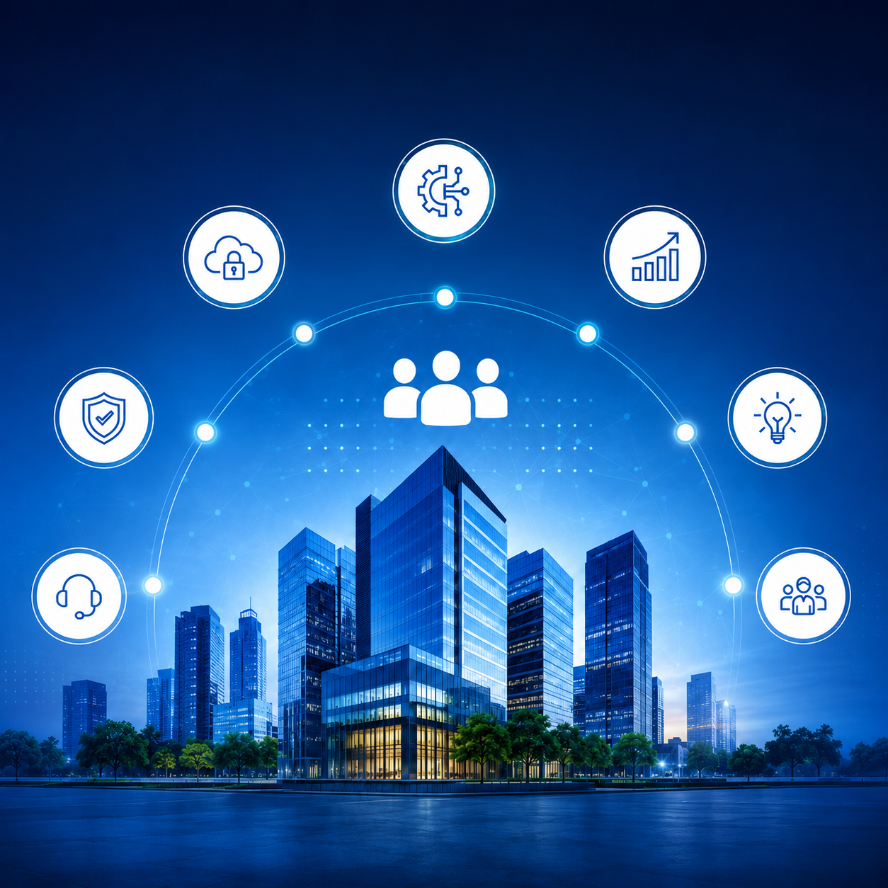 Enterprise software dashboard and analytics